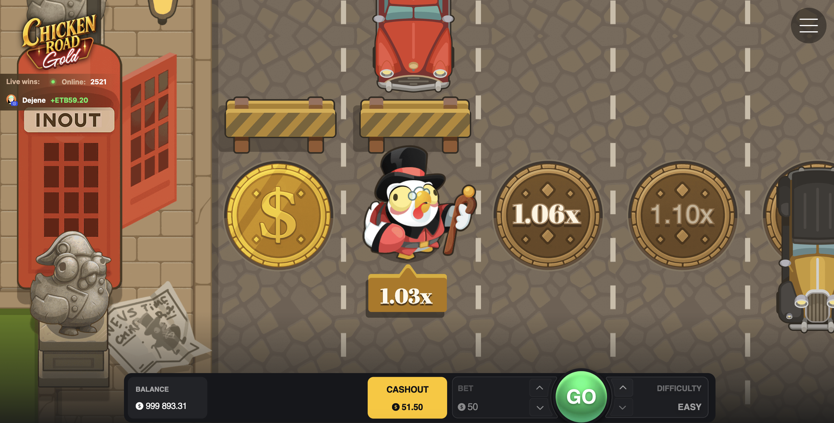 Chicken Road Gold Slot Chicken Road Gold Slot — Gold-Edition des Crash-Spiels mit höheren Max-Gewinnen