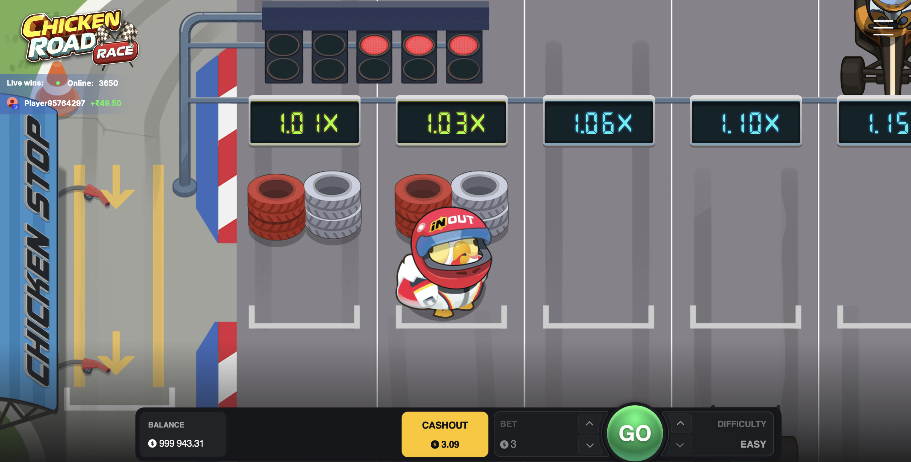 Chicken Road Race Slot Chicken Road Race Slot — Racing-Variante des Crash-Spiels